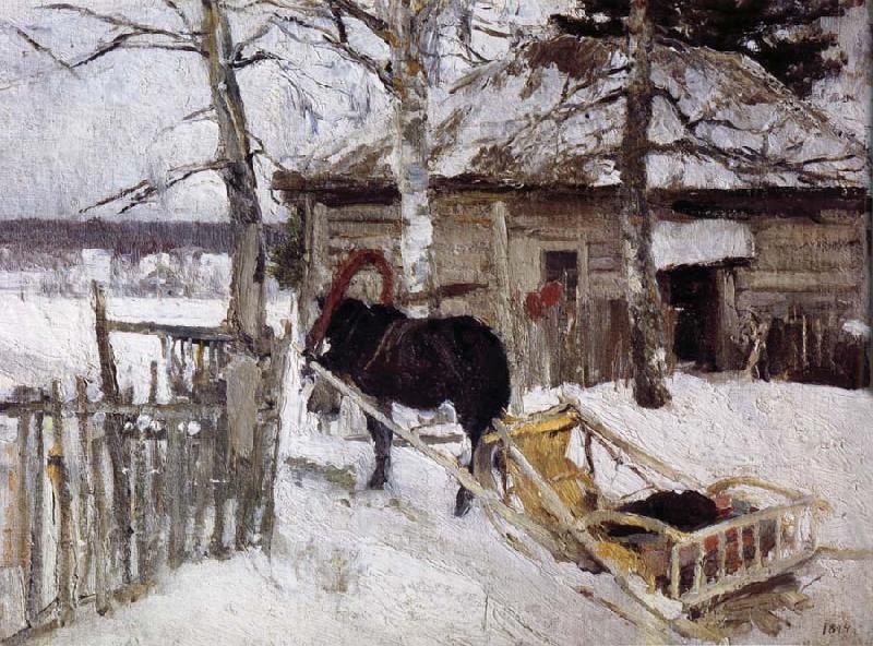 Konstantin Korovin Winter China oil painting art